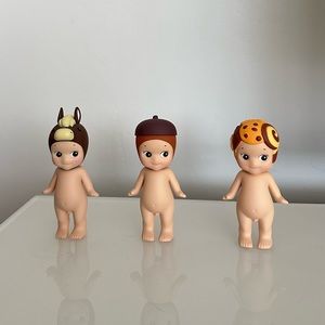 Sonny Angel Set of 3 - Cookie (Sweets), Acorn (Flower), Horse (Animal 4)